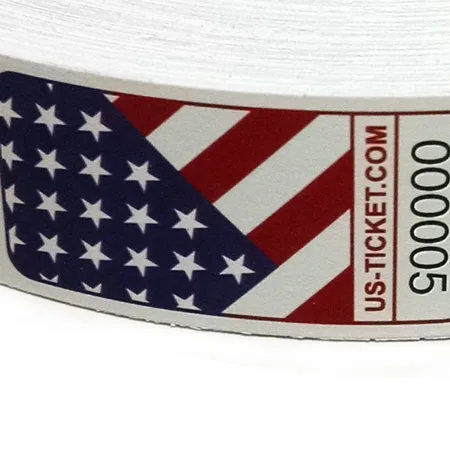 American Flag Roll Tickets - Image 4