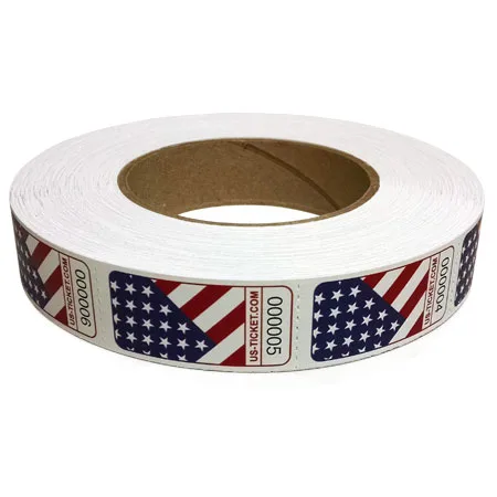 American Flag Roll Tickets - Image 3