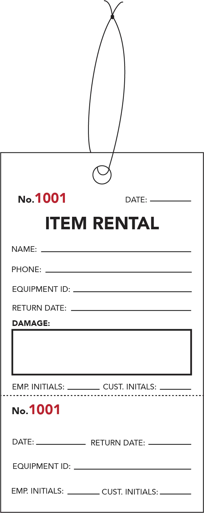 2 Part Rental Tag 3