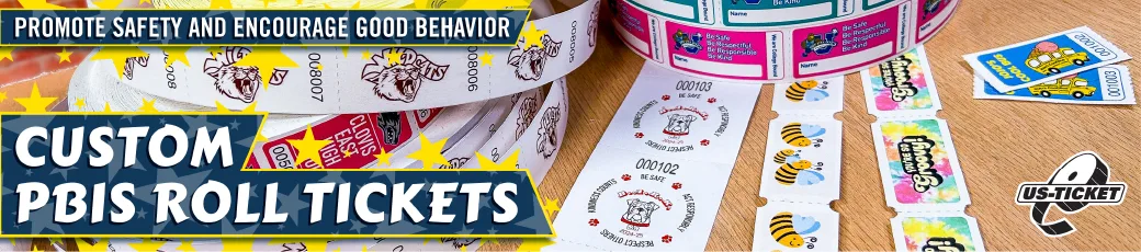 Find out about custom PBIS roll tickets