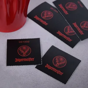 2x4 marquee-style Jägermeister roll tickets in edgy black and red full-bleed print