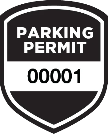 Parking Permit Window Decal Shield - Image 6