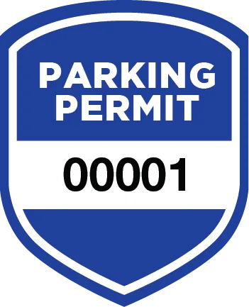 Parking Permit Window Decal Shield - Image 5