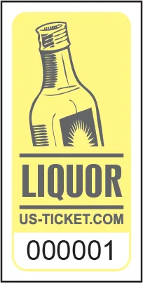 Premium Liquor Bottle Roll Tickets