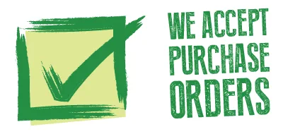 We accept purchase orders
